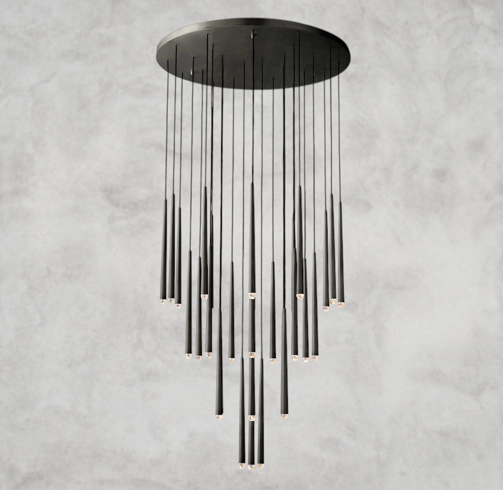Aquitaine Round Chandelier 18", 24", 30", 48"